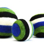 Torres Strait Islander Felt Balls (Solid Lines)