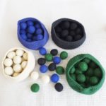 Quad of Bowls (Torres Strait Islander Flag Colours) + Counting Balls (Loose Parts) Set