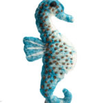 Father and Baby Seahorse-Blue