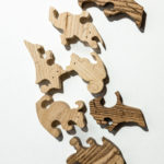 Wooden Rhino Puzzle