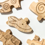 Wooden Kangaroo Puzzle
