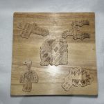 Our Land Insert Puzzle-Natural Wood