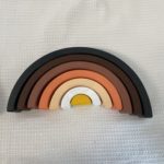 Nested Puzzle: Sunset Rainbow Stackers (Coloured)