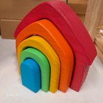 Rainbow Stacking House
