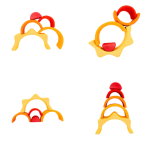 Nesting Sunshine Stacker Toy